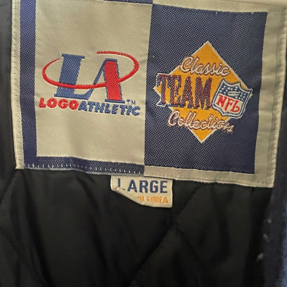 Rare Vintage NFL Dallas Cowboys Football Varsity Jacket size Large, wool blend - Picture 7 of 13
